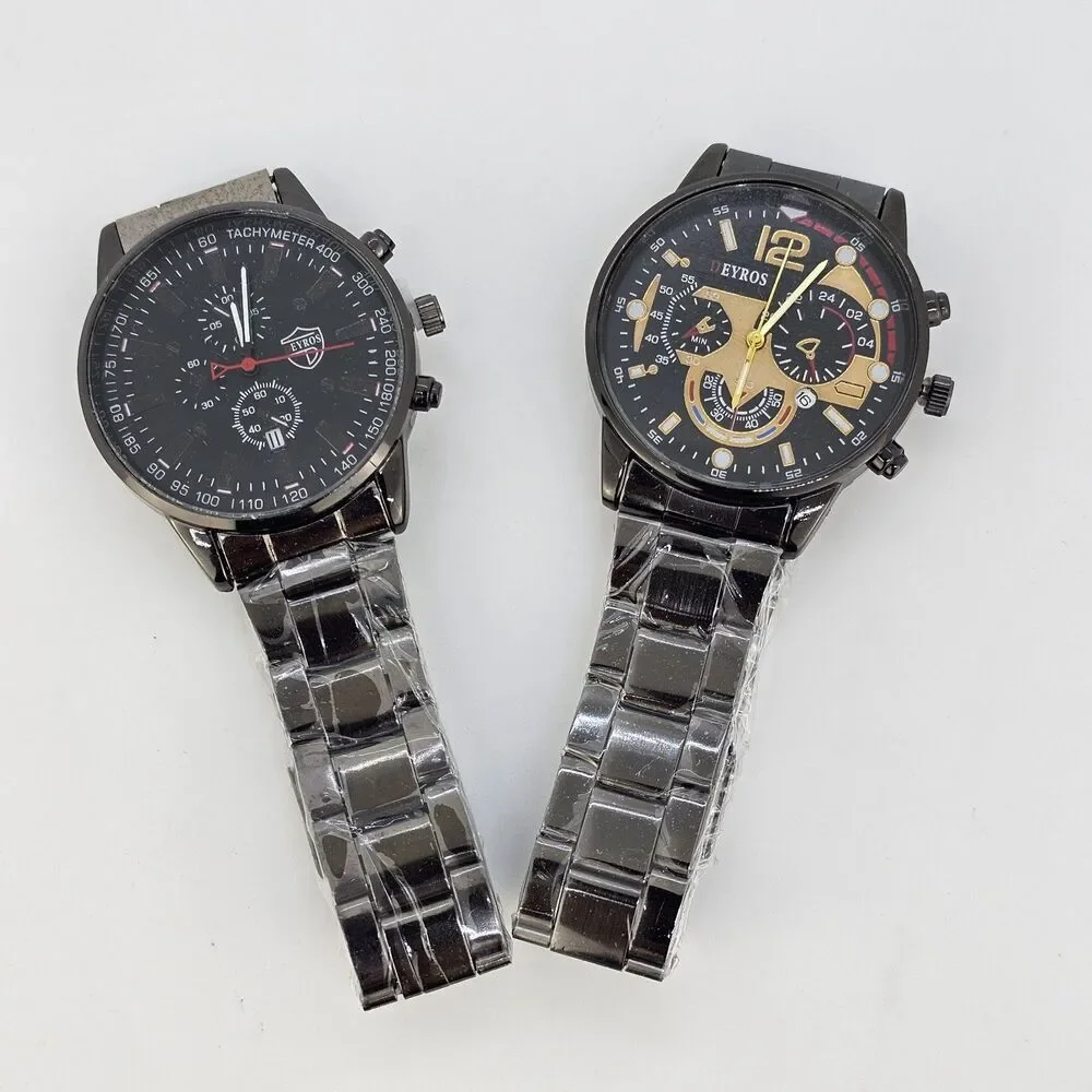 2 NEW Men's Watches‎ Good For Birthday Graduation Christmas Gifts Men's Watch
